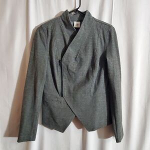Cabi | Gray Zip Front Moto Jacket | Size S
